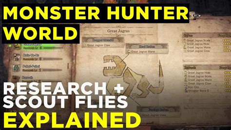 monster hunter scoutfly research.